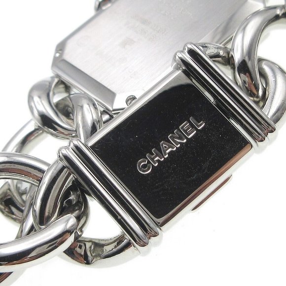 Chanel Premiere Ladies Quartz Watch #L V.H.Silver Stainless Steel - Picture 4 of 6